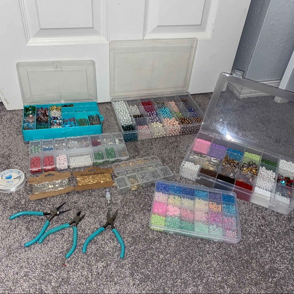 jewlery making bundle beads